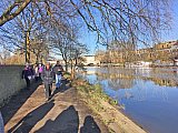Waterside Walk close to Cambridge Gardens - Alison & Frances Thames Path North and South Walk on 31/1/2019 (photo: Alison D) - SWVR Photos