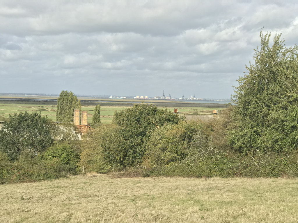 View from hill east of Lower Halstow